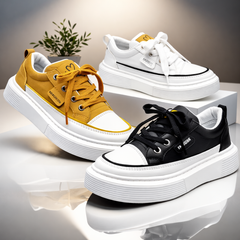 TENIS FASHION DAMA - BLANCO