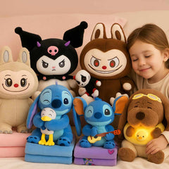 Peluche Manta Acompañante – Ternura y Abrigo 2en1 🧸✨ - Labubu cafe