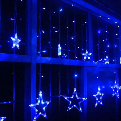 CASCADA LUCES LED ESTRELLAS, 3 y 6 METROS POR 1 METRO 🎄✨