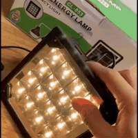 KIT PANEL SOLAR, LAMPARA + 2 BOMBILLOS