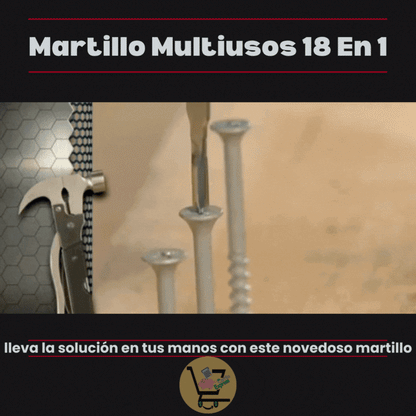 Martillo 18en1 multifuncional🔨🛠⚙🔪