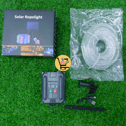 MANGUERA LED CON PANEL SOLAR x 30 metros🎄🎅🏼