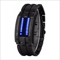 RELOJ FUTURISTA DE LUJO PARA ÉL Y PARA ELLA⌚🧑🏻‍❤️‍💋‍👩🏻 - Negro Caballero 🧔🏻