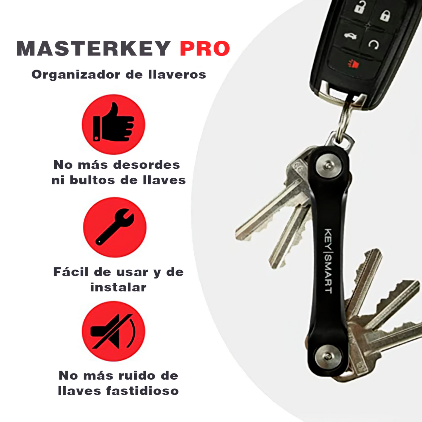 ORGANIZADOR DE LLAVES MASTERKEY PRO® 🔑🗝️