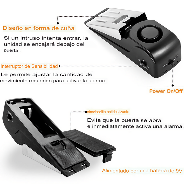 ALARMA DE PISO TIPO CUÑA 🚨🔉🔊