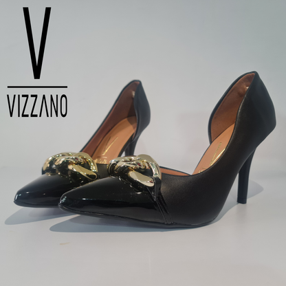 ZAPATOS TACÓN ALTO CADENA VIZZANO 👠