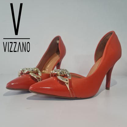 ZAPATOS TACÓN ALTO CADENA VIZZANO 👠