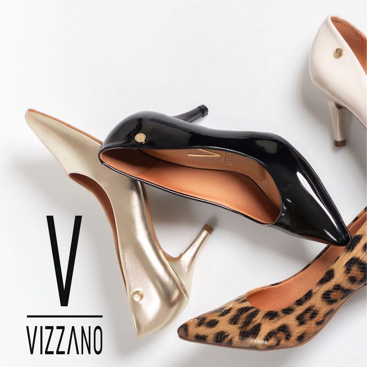 ZAPATOS SCARPIN METALLIC VIZZANO 👠