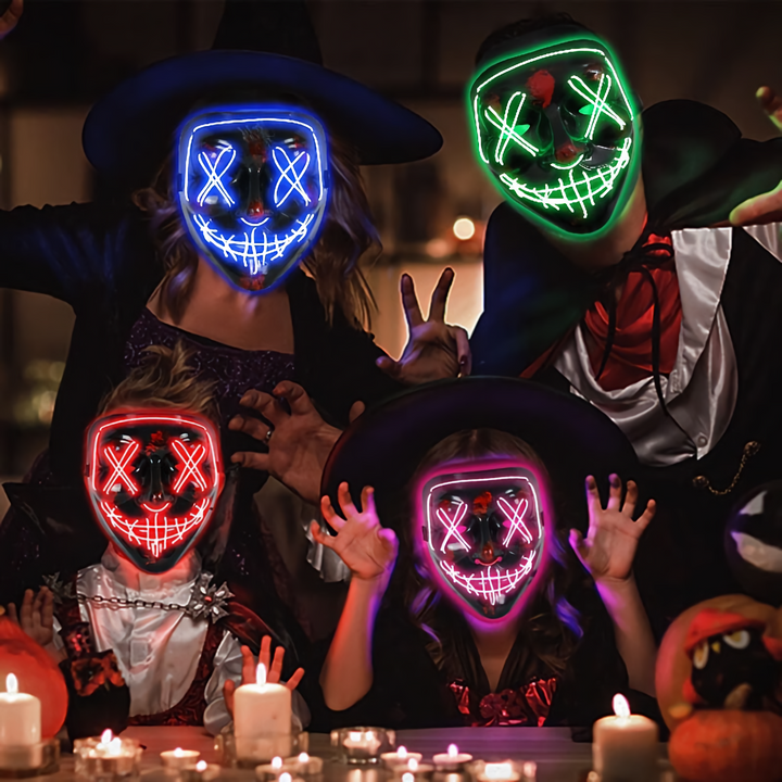 PURGAMASK LUZ LED 🎃👻