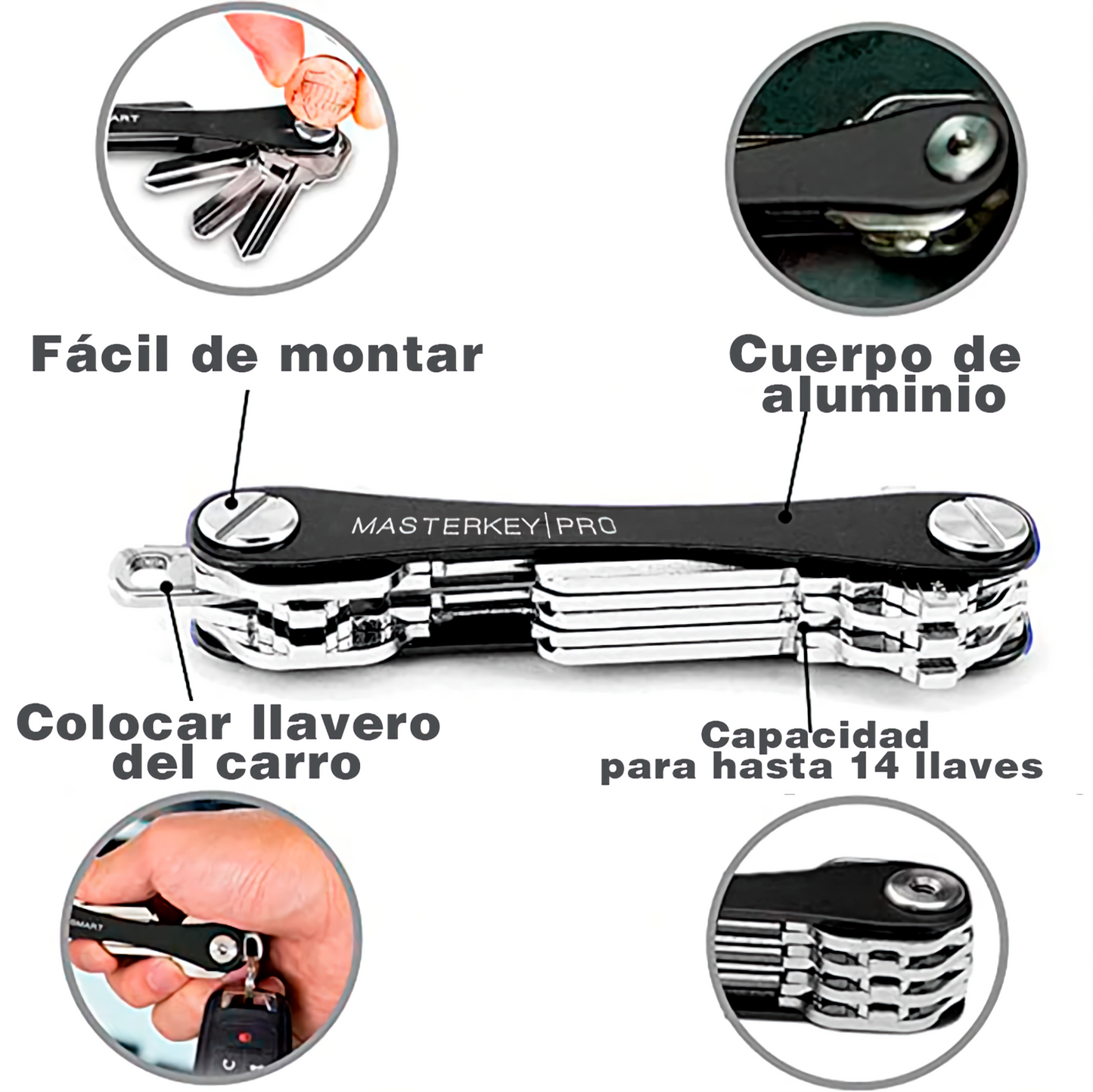ORGANIZADOR DE LLAVES MASTERKEY PRO® 🔑🗝️