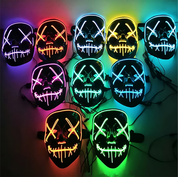 PURGAMASK LUZ LED 🎃👻