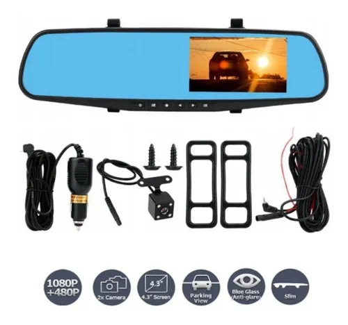🚗ESPEJO RETROVISOR DOBLE CAMARA🏁