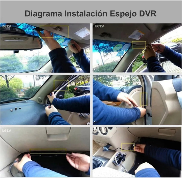 🚗ESPEJO RETROVISOR DOBLE CAMARA🏁