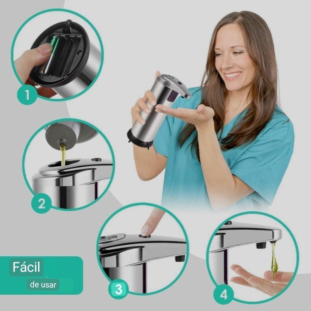 DISPENSADOR DE JABON CON SENSOR