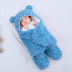 COBERTOR HIPOALERGÉNICO PARA BEBE - Azul claro