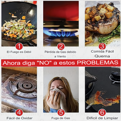 AHORRADOR DE GAS, ANTIDERRAMES DE ESTUFA 🤑