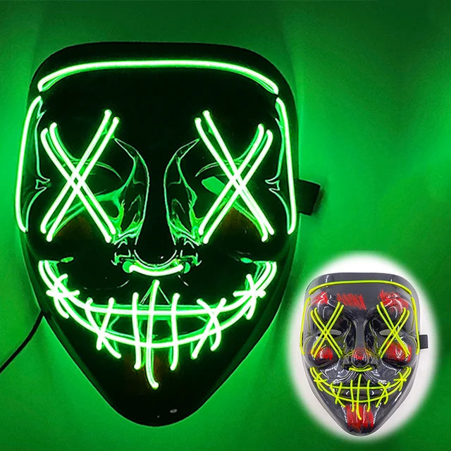 PURGAMASK LUZ LED 🎃👻