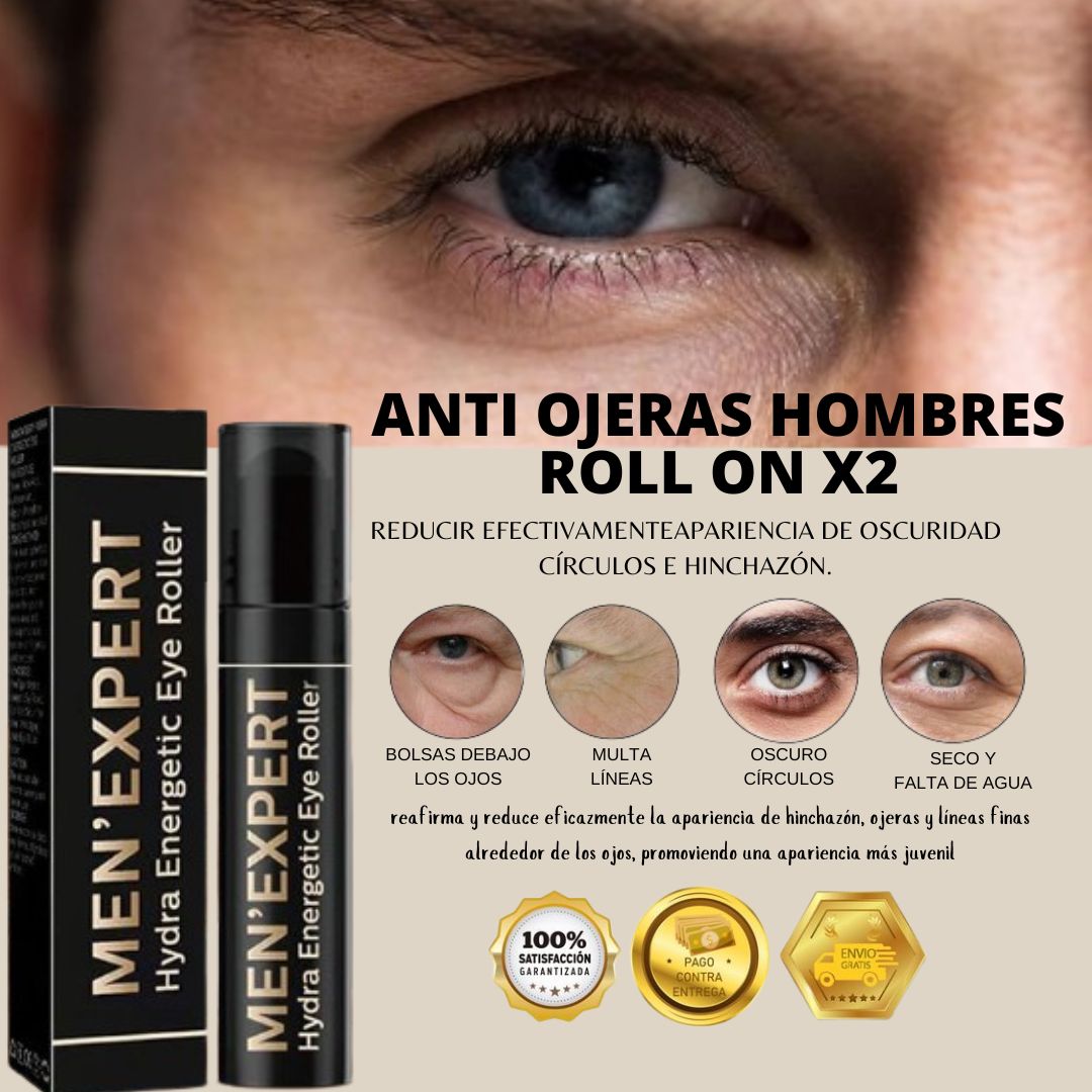 ANTI OJERAS HOMBRES ROLL ON X2