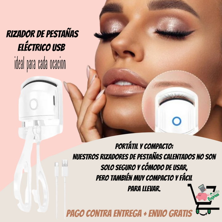 Rizador De Pestañas Eléctrico USB