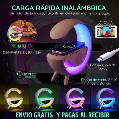 Lampara G parlante 💡🎶🦉📱