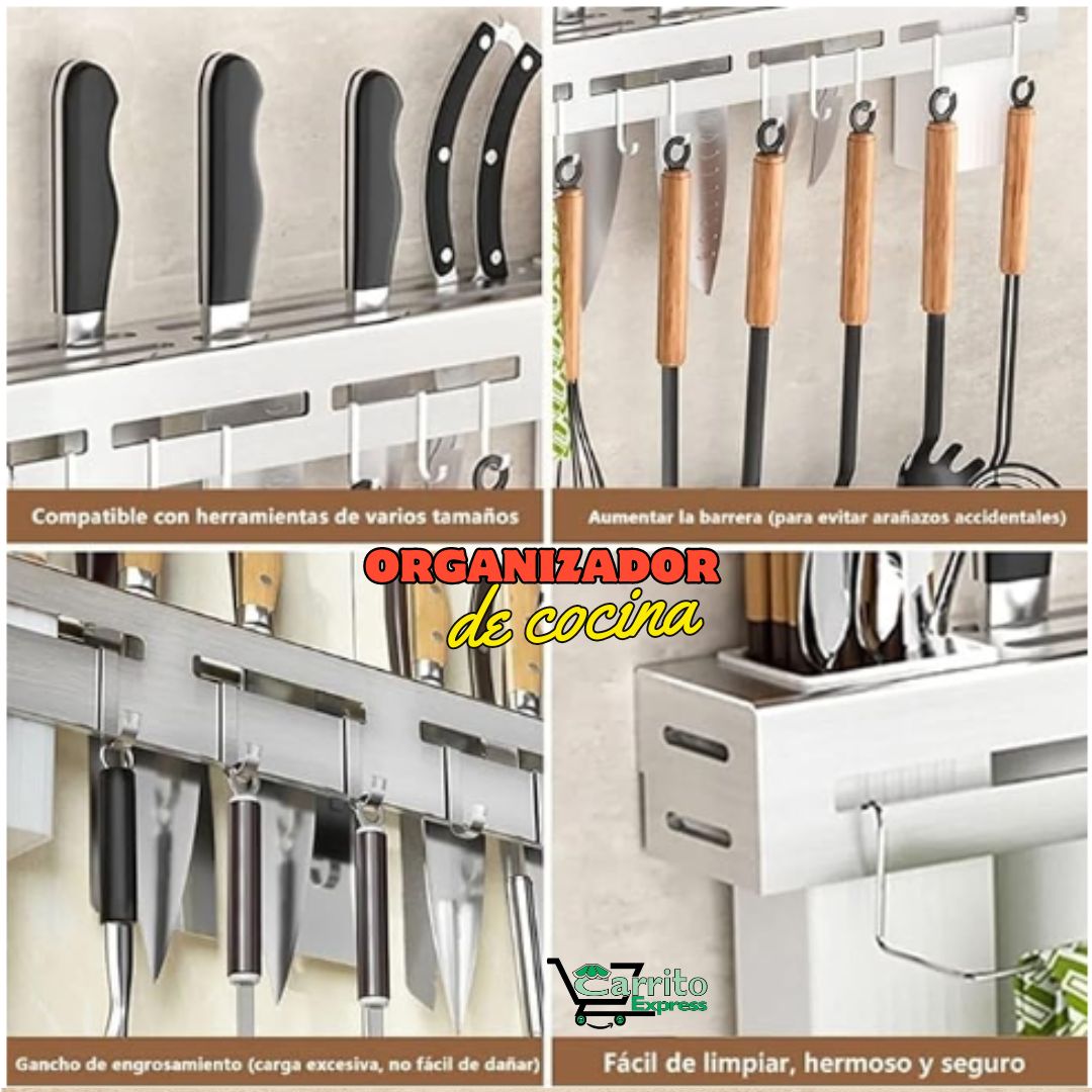 Organizador de cocina - KnifeMaster™️ 🍴🔪