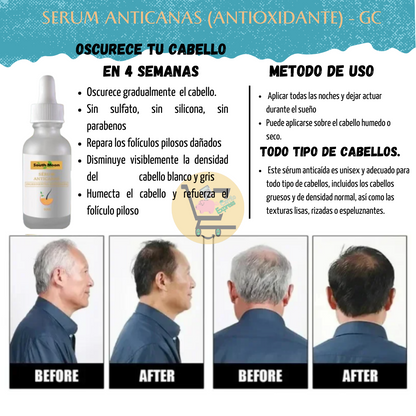 TINTE SERUM ANTICANAS (ANTIOXIDANTE) - GC👩💋🚿