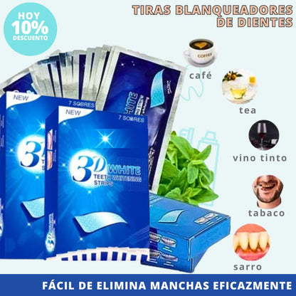 PEGATINAS BLANQUEADORAS DE DIENTES