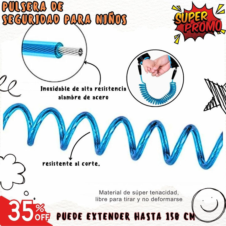 Pulsera de seguridad para niños