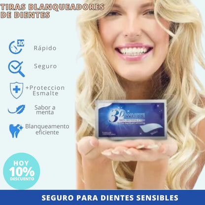 PEGATINAS BLANQUEADORAS DE DIENTES
