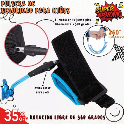 Pulsera de seguridad para niños