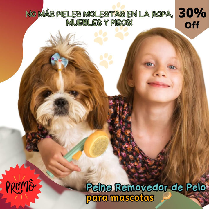 Cepillo Peine Mascotas Removedor Pelo Au