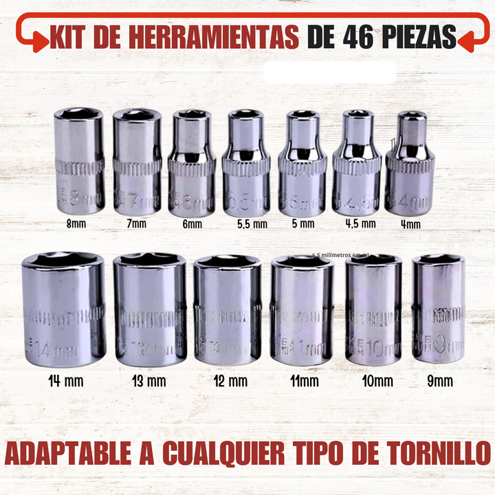 Kit De Herramientas de 46 piezas 🛠️