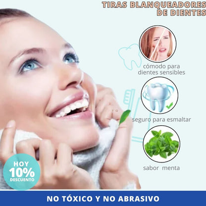PEGATINAS BLANQUEADORAS DE DIENTES