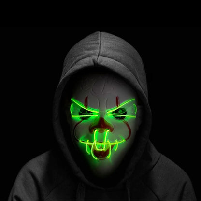 MASCARA DISEÑOS LUZ LED 🎃👻