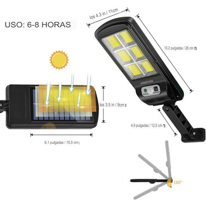 LÁMPARA CON SENSOR SOLAR LT-6120