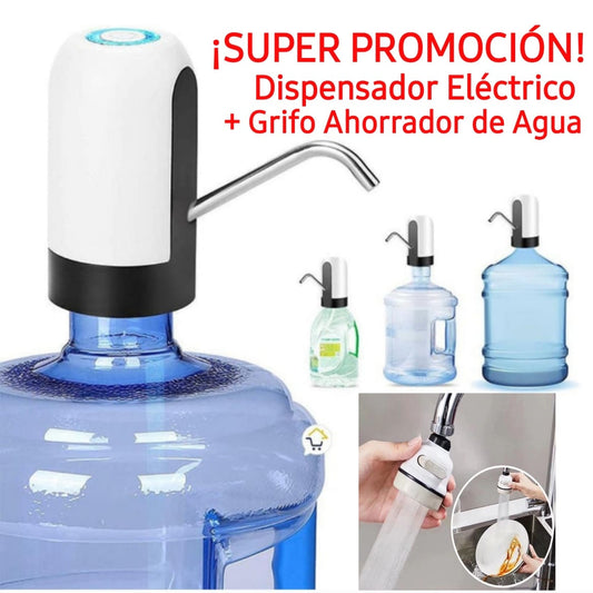 💦 DISPENSADOR DE AGUA PARA BOTELLÓN + AHORRADOR DE AGUA🧴