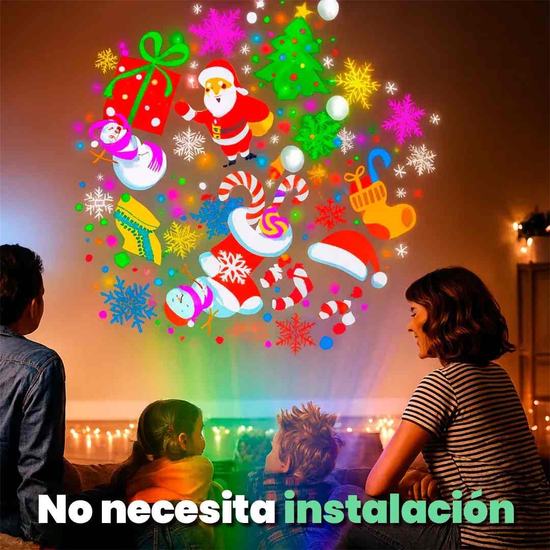 🎄 Proyector Navideño Multi Figuras LED – Magia en tu hogar
