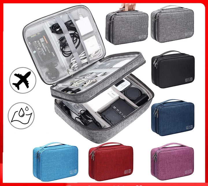 ORGANIZADOR DE CABLES 2 NIVELES