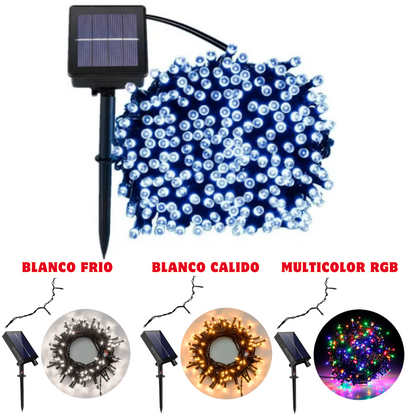 INSTALACIÓN LINEAL LED SOLAR x 20 METROS🎄🎅🏼