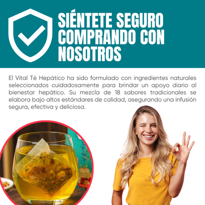 Té Hepático 18 Hierbas Chinas x 30 sobres – Nutrición y Desintoxicación Natural 🍵