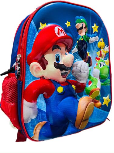 MORRAL ESCOLAR 3D EN COMBO X 3 🎒