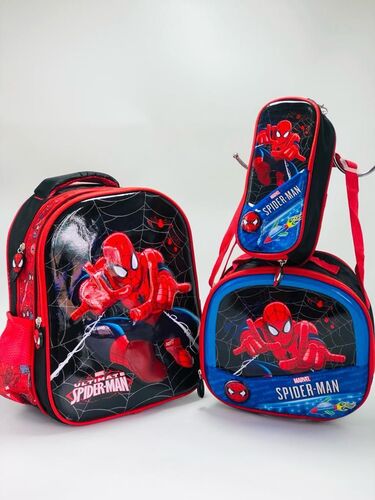 MORRAL ESCOLAR 3D EN COMBO X 3 🎒