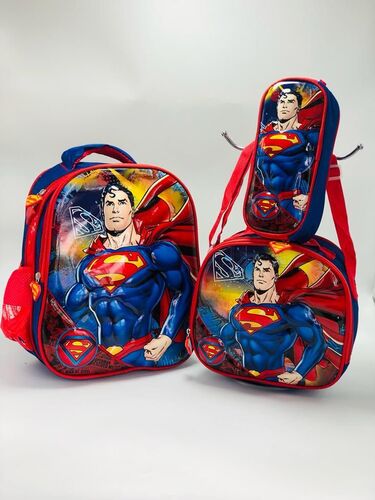 MORRAL ESCOLAR 3D EN COMBO X 3 🎒