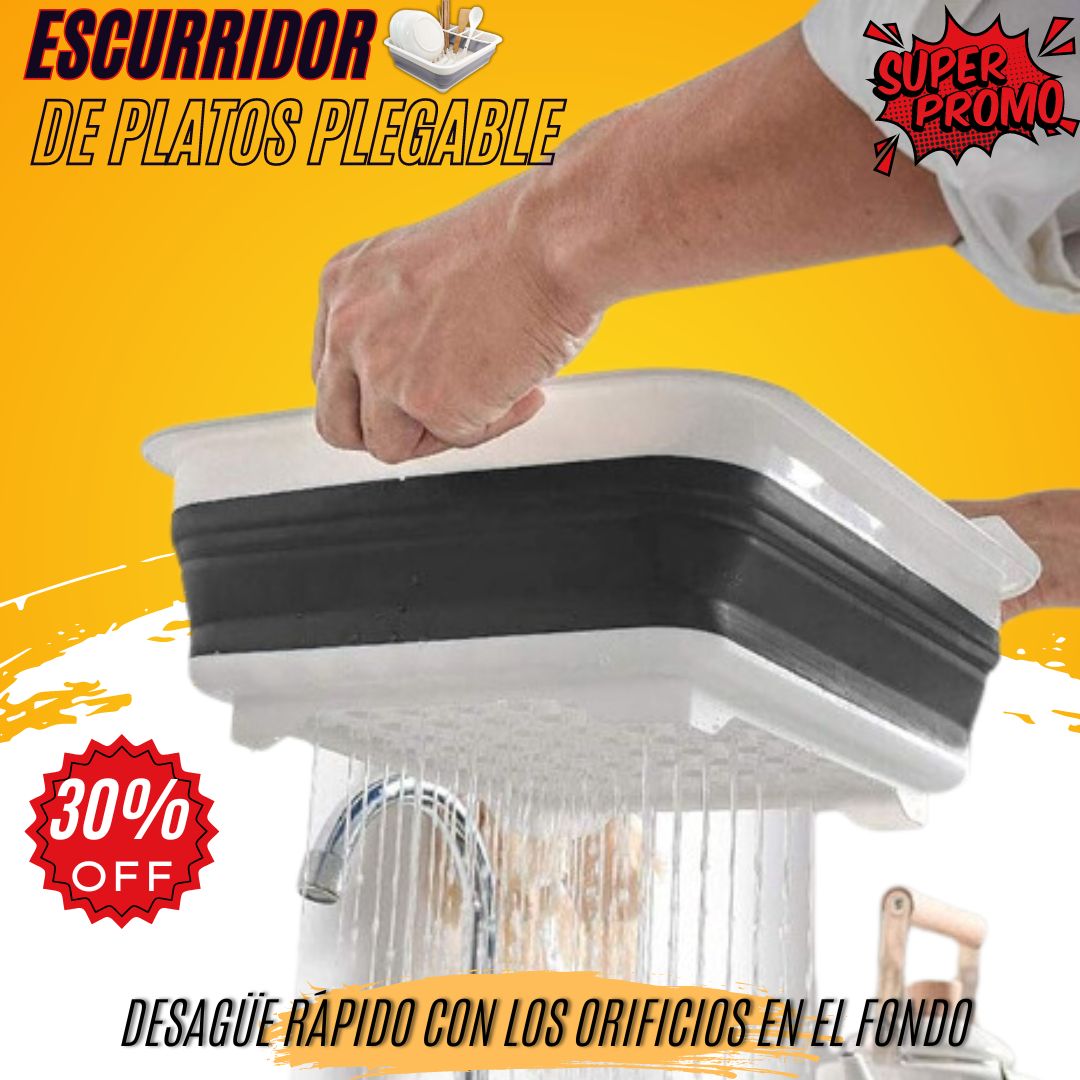 Escurridor De Platos Plegable plastico