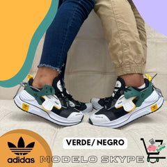 TENIS ADIDAS 2024 PARA TODA LA FAMILIA👟🕺🏻👫 - verde/negro43