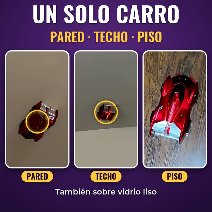 Un solo carro para pared, techo y piso