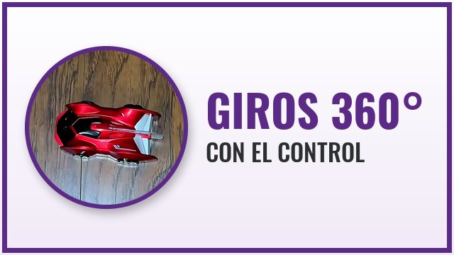 Giros de 360° con el control