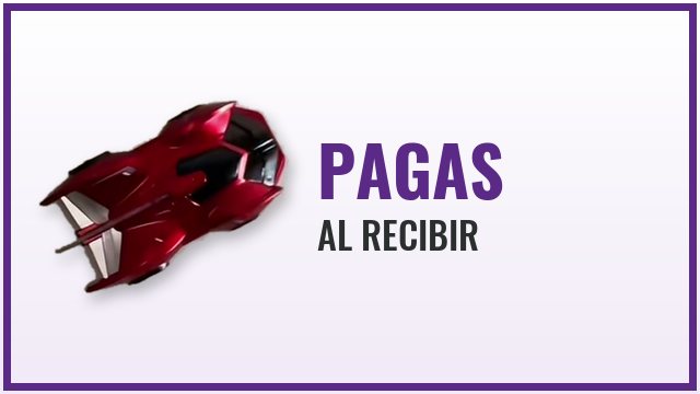 Pagas al recibir