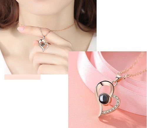 Collar Te amo en 100 idiomas con Caja de Lujo 📿🧑🏻‍❤️‍💋‍👩🏻