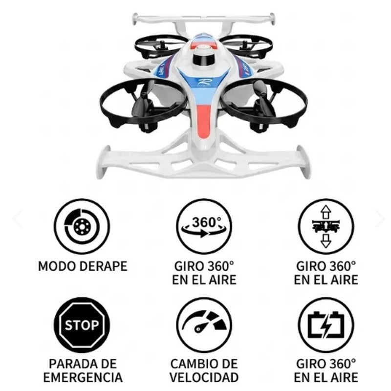 Fácil manejo y funciones del Dron Carro 2 en 1